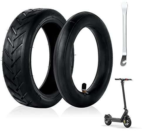 Ainiv 8 1/2 Scooter Reifen, Ersatzräder Außen und Innen Reifen, Elektroroller Gummireifen, 8,5 Zoll Roller Reifen mit Metallspudger, für Xiaomi Mijia M365 und 8,5 Zoll Universal-Luftreifen (Schwarz)