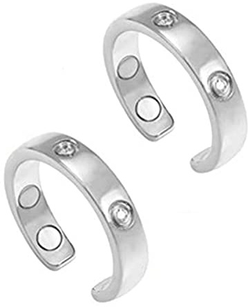 NBZZ Lymphdrainage Magnetring Blutzuckerkontrollring Magnetischer Lymphentgiftungsring Magnetring Magnetfeldtherapie-ringöffnung Einstellbar, Abnehmen