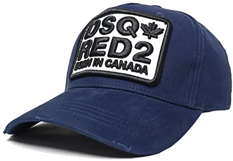 Wantism DSQRED2 Baseball Cap Verstellbare Snapback Mütze schwarz, mehrfarbig, Einheitsgröße
