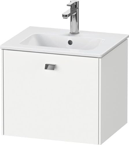 Duravit Brioso Waschtischunterbau wandhängend Compact 52,0 x 41,9 cm, 1 Auszug, für Waschtisch ME by Starck 233653, BR422701018, Farbe: Weiß