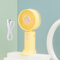 SPORTARC Ventilateur portatif portable, été extérieur petit ventilateur USB ventilateur étudiant bureau maison rose portable-jaune