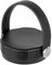 Linkidea Wide Mouth Water Bottle Lid with Handle Compatible with Hydro Flask Wide Mouth 12/16/18/20/32/40/64oz, Waterbottle Replacement Wide Mouth Flex Cap (Black)