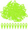 100 lame in plastica verde, lame di ricambio per tosaerba, coltello per toelettatura, accessori per raschietto, ST01 ST02 ST04 ST05 ST20 GT3.0 GT4.0 GT50.