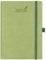 BEZEND 18-Monate Buchkalender 2024 2025 Terminplaner A5 PU-Leder Hardcover Kalender [Kiwi] Wochenkalender Juli 24-Dez 25 1 Woche 2 Seiten | Planer mit Stifthalter