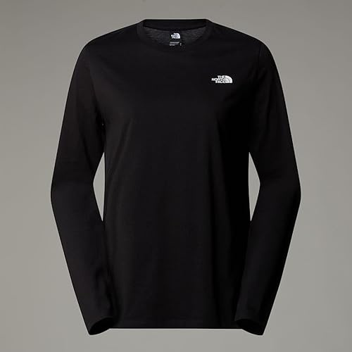 The North Face NF0A87QPJK3 W L/S Simple Dome Tee T-Shirt Damen TNF Black Größe XXL