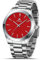 LN LENQIN Uhren Herren Edelstahl Uhr 30m wasserdichte Armbanduhr Herren Analoge Quarz Mode Freizeit Uhren für Männer