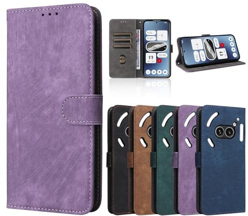 BAILI RFID Blocking Case for Nothing Phone 2A, Kickstand, Card Holder, Wallet Case for Nothing Phone 2A-04