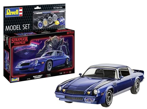 Revell Modellbau Model Set StrangerThings Billy'sChevy Camaro Z/28