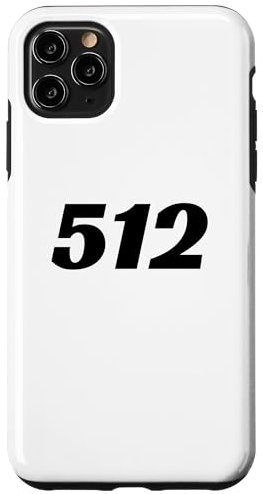 Carcasa para iPhone 11 Pro Max Código de área 512 Austin Texas TX 512