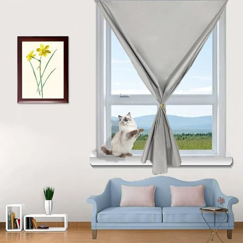 Fenster Verdunkelung 165 x 165 cm, Verdunkelung Energiesparend100% Lichtundurchlässig, Abnehmbar Verdunkelungsrollo Dachfenster, mit Klettband für Auto Reisen, Grau