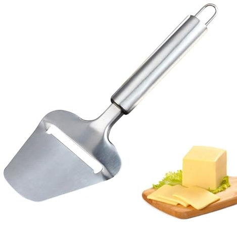 Zovator Rebanadora de Queso de Acero Inoxidable de Mano, Afeitadora de Queso Para Queso Duro, Rebanadora de Queso Clásica de Acero Inoxidable Para Queso Duro y Blando