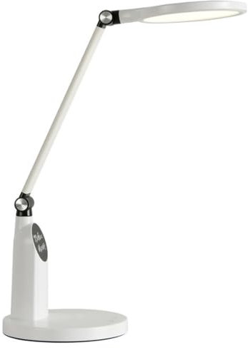 LGDEERCO Vollspektrum-Augenpflege-Schreibtischlampe für Arbeitszimmer und Büro mit einstellbarem Winkel, 5-stufige Touch-Dimm-Timer-Funktion, 4000 K