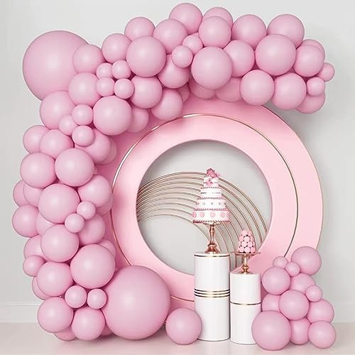Luftballons Rosa,84 Stück Luftballons Geburtstag Girlande Satz von Ballons Rosa18 Zoll 12 Zoll 10 Zoll 5 Zoll,Helium Luftballons pink für Hochzeit,Geburtstag,Babyparty,Graduierung,Deko