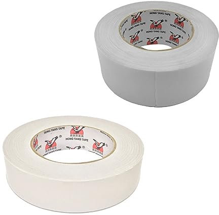Lurrose Diy Cloth Stage Tape 2 Pcs 25m Waterproof Tape High Adhesive for Carpet Floor Seams
