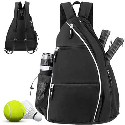 Asfrode Tennisrucksack, Tennistasche Unisex Tennis Rucksack Tasche für Tennis Badminton Schlägertasche Sportrucksack für Tennisschläger Badmintonschläger Pickleball Paddel Squashschläger