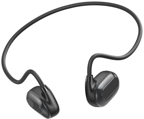 Open Ear Wireless Earbuds Bone Conduction Headphones For HONOR Magic 6 Lite/Magic 7 Pro/Magic7 Lite/Magic6 Pro/Magic V5 V3 [BT029] High Sound Quality Waterproof Sports Headsets (BLACK)