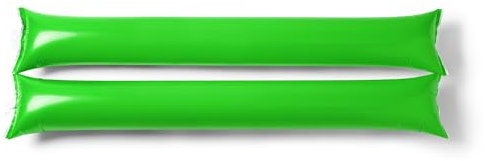 Pack de 50 Pares de Aplaudidores Hinchables Reutilizables – Palos de Animación Ruidosos para Eventos y Deportes (Verde, 50 Pares)