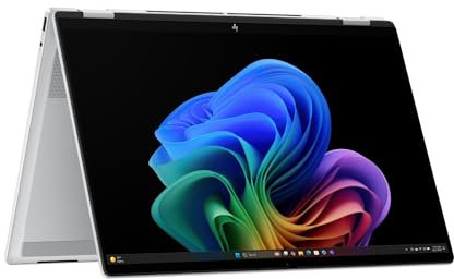 HP OmniBook X Flip 16-as0000sl Notebook, Intel Core Ultra 7 258V, 47 TOPS, Copilot+ PC, 32GB RAM, 1TB SSD, Display 16 2K Touch IPS, Intel Arc 140V GPU, PrivacyCam 5Mp TNR 1080p, Windows 11, Argento