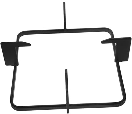 HAMPPLIES Supporto Per a Gas in Ghisa Staffa Quadrata Antiscivolo Per Pentole Utensili Da Cucina Pratici Per Uso Domestico