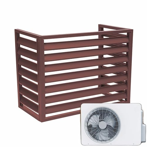 Unmjgybc Copertura per Pompa di Calore Marrone Senza Couv 100×50×70(1.5P) - Insonorizzante Protezione Antifurto Resistente alle Condizioni Estreme - Per Impianti di Riscaldamento