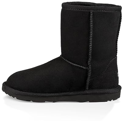 UGG Unisex Kinder Classic II Klassische Stiefel, Schwarz, 27.5 EU