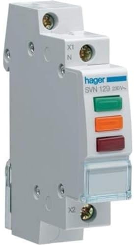 Hager SVN129 - Elektrogehäusezubehör (Rot, 230 V)