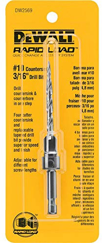 DEWALT DW2569 Style#10 Countersink with 3/16-Inch Drill Bit