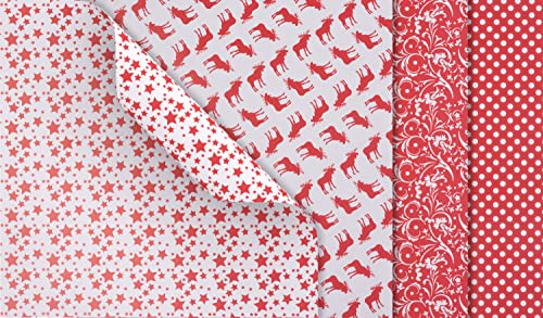 32x Faltpapier Scandinavian X-Mas Origami-Papier Faltblätter Origami Falten