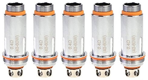 Aspire Cleito Coils (0,4 Ohm), FeCrAl Verdampferköpfe für e-Zigarette, 5 Stück
