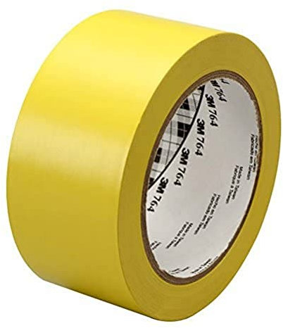 3M Ruban adhésif vinyle 764I, Jaune, 50 mm x 33 m