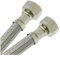 Watts - Flexible sanitaire Ø intérieur 8 mm - Flexible sanitaire Inox Ø intérieur 8mm - Femelle 3/8 (12x17) / Femelle 1/2 (15x21) - longueur 1,00 m