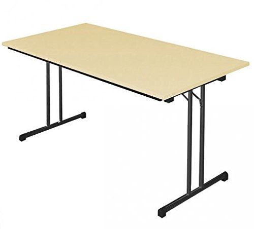 KLAPPTISCH Besprechungstisch Kantinentisch Verkaufstisch Schreibtisch 160x80 Buche Dekor 350521