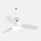 Negro industrial ventilador de techo LED niños dormitorio ventilador luces de restaurante chandelier simple ventilador luces