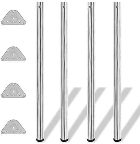 vidaXL 4X Pieds de Table à Hauteur Réglable 1100 mm Plans de Travail Bureaux