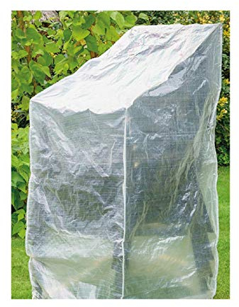 Boni-Shop transparente Schutzhülle f. Gartenmöbel Abdeckung (Verstellbarer Stuhl,ca.65x65x120/80)