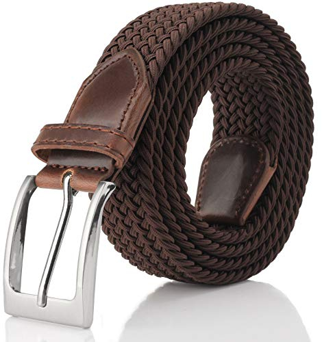 Fairwin Cinturón Elástico Unisex - Para Hombre y Mujer, Casual Tejido Trenzado para Jeans