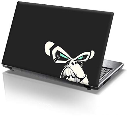TaylorHe Folie Sticker Skin Vinyl Aufkleber mit bunten Mustern für 15 Zoll 15,6 Zoll (38cm x 25,5cm) Laptop Skin Hinterlistiger spähen AFFE