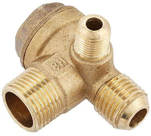 Thread Tube Connector - Male Air Compressor Check Valve,90 Degree Brass Air Compressor Check Valve Spare Parts