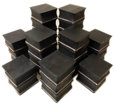 Gummiauflage 38x38x28mm (Karton mit 70 Stück=0.24€/Stück) Gummi-Unterlage Wagen-Heber Hebebühne Unterstellbock Klotz Rangier-Wagenheber Puffer Reifen Reifenwechsel LKW Räder KFZ Tuning Zubehör