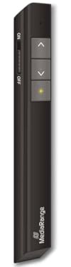 MEDIARANGE Pointeur Laser Rouge sans Fil Mros221 3 Boutons Noir