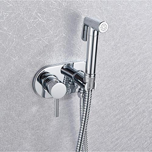 Wandmontage Toilette Hand Bidet Wasserhahn Bad Bidet Dusche Sprühgerät Messing Warm- und Kaltwasser Toilette Hand Bidet Sprühgerät