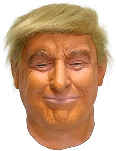 MIMIKRY Donald Trump Latex-Maske mit Haaren und Selbstbräuner Präsident Politiker USA