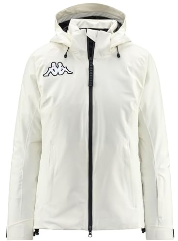 Kappa 6CENTO 610, Giacca Donna, White Antique, S