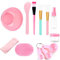 XUBX 10 Stück Gesichtsmaske Pinsel Set, Silikon Pinsel Mixing Mask Tool Kit, Bürste, Gesichtspflege Schüssel, MessungsLöffel Kit, Schwamm, Gesichtspflege Tools Kit