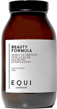Equi - Beauty Formula | Skin Targeting Multivitamin Supplement for Clear Complexion, Blemish Control, Hormonal Spot & Gut Health | Marine Collagen, Biotin, Vitamin C, Hyaluronic Acid, Resveratrol