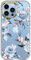 luolnh Compatible with iPhone 13 Pro Max Case with Flower,for Girly Women,Shockproof Clear Floral Pattern Hard Back Cover for iPhone 13 Pro Max 6.7 inch 2021-Blue