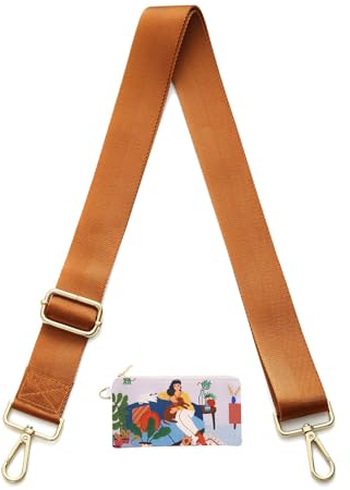 Senral Verstellbarer Schultergurt 3.8cm Breiter Taschengurt Bunter Handtaschen Schulterriemen Taschengurte Zum Wechseln 80-140cm Schultergurt für Damen Taschen DIY Zubehör
