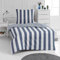 Traumschlaf Mako-Satin Bettwäsche Usedom • Blau-weiß gestreift im maritimen Look • 100 % Baumwolle • Hautsympathisch & temperaturausgleichend • 1 Bettbezug 155 x 220 cm + 1 Kissenbezug 80 x 80 cm