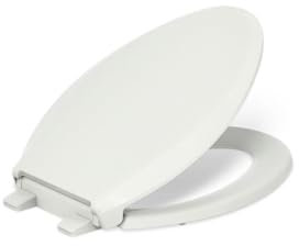 KOHLER 4636-RL-NY Cachet READYLATCH Quiet Close Elongated Toilet SEAT, Dune