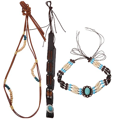 GALPADA Décorations De Casquette 3 Pièces Bandes De Chapeau De Ceintures De Chapeau Western Bandes De De Remplacement Pour Femmes Hommes De De Paille Fedora